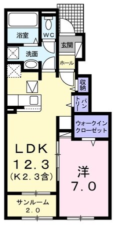 ククナの物件間取画像